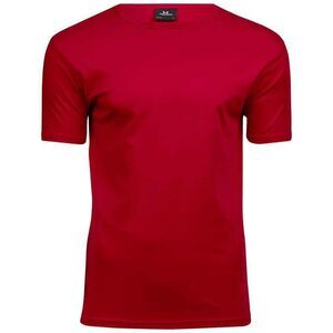 Tee Jays Mens Interlock T-Shirt / Red